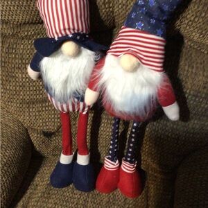 Source Unknown Festive Gnome Duo - Red, White, Blue